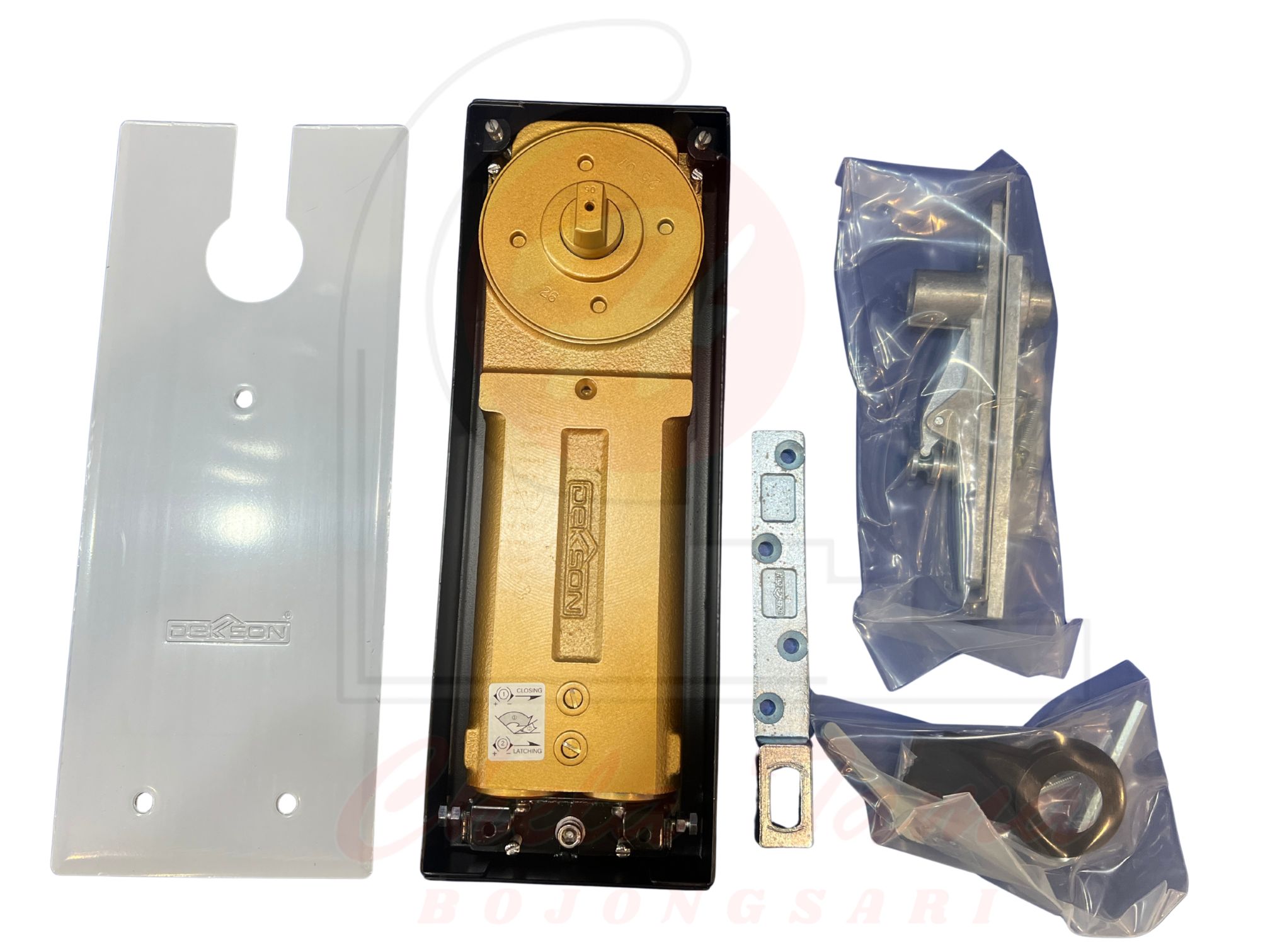 Floor hinge pintu kaca tempered